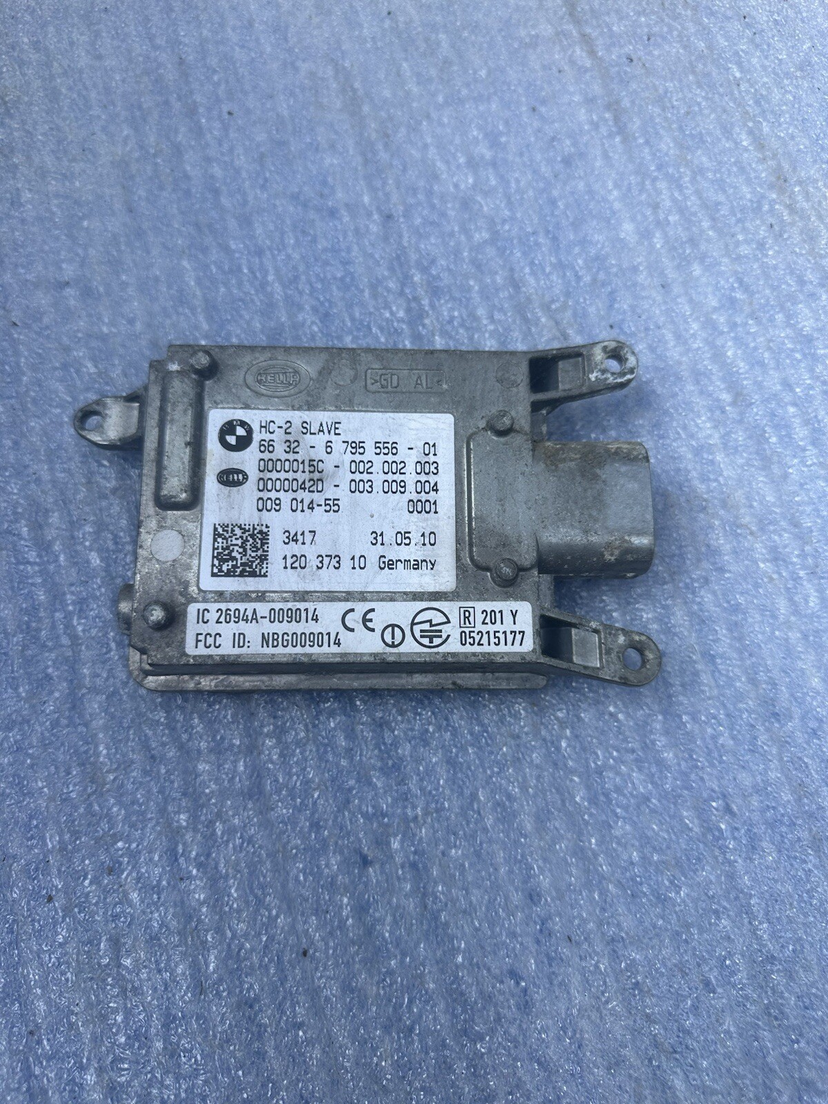 2011-2019 BMW FIO F06 F12 F13 F07 FOI OEM LEFT BLIND SPOT SENSOR 6632-6795556-01