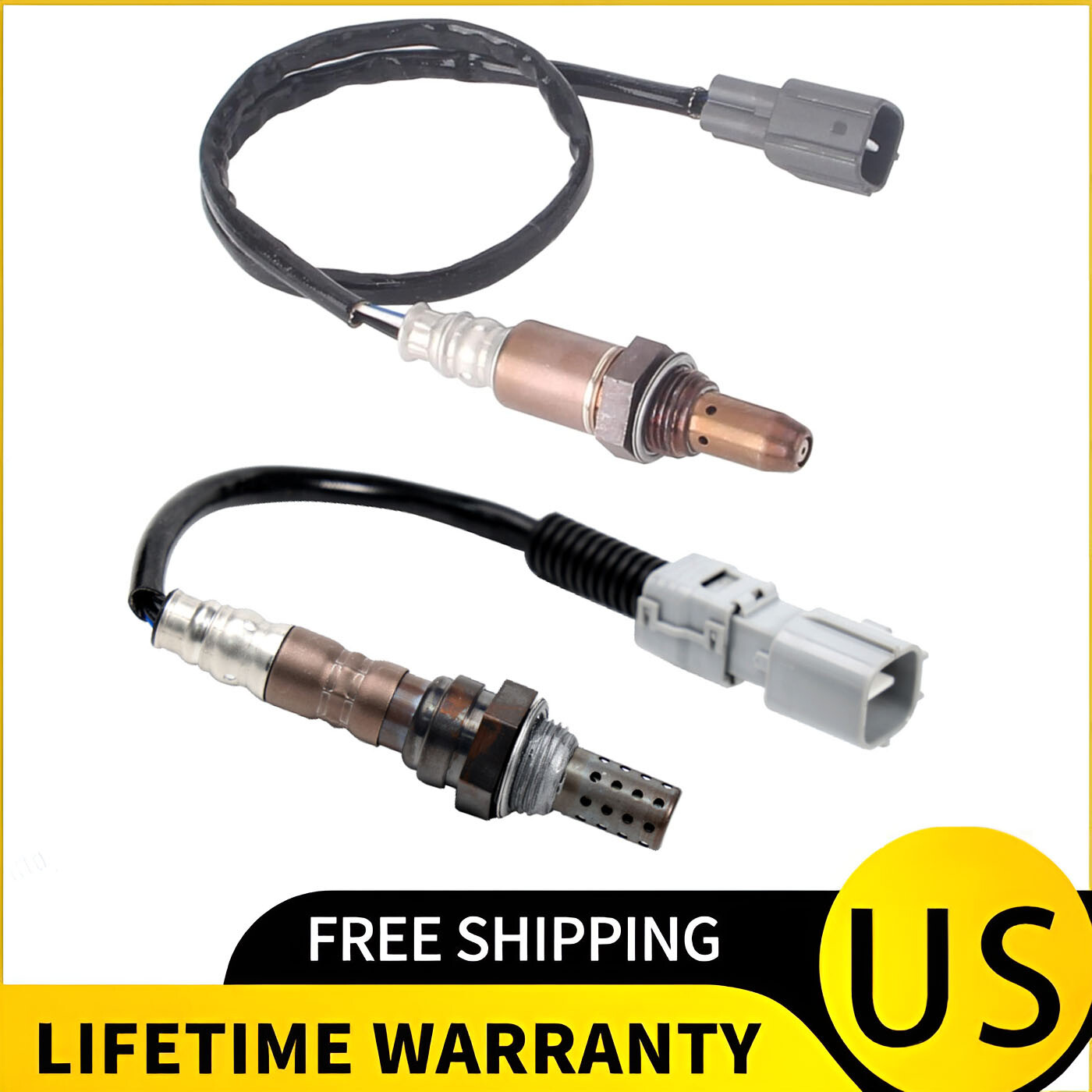 2PCS Up+Downstream Oxygen O2 Sensor for Up+Down Scion TC 2.4L L4 2005 2006-2010