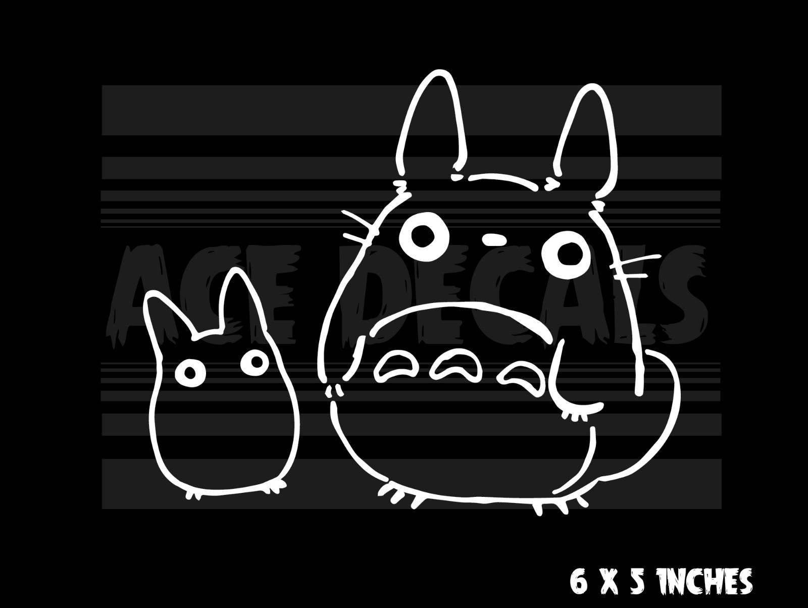 My Neighbor Totoro Ghibli Japanese Anime Laptop Car Vinyl decal sticker