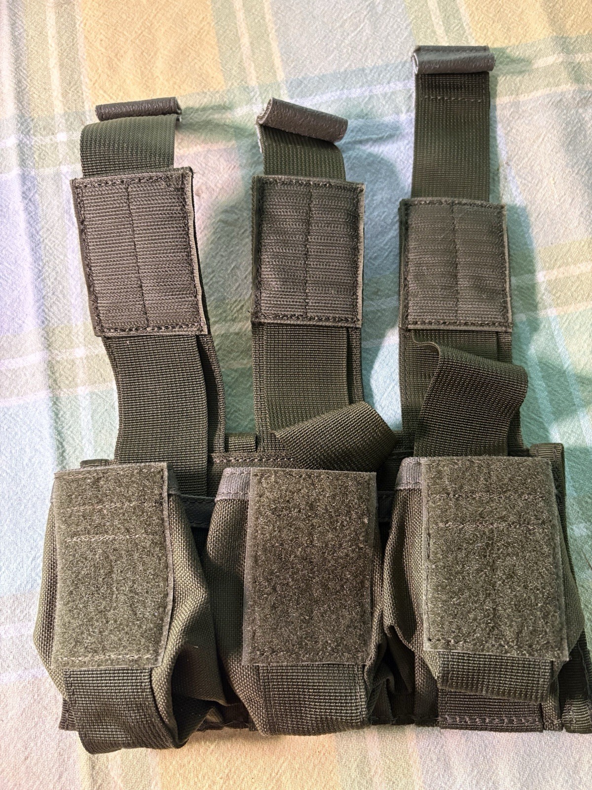 Molle 3 Cell Mag Pouch, OD, Unused