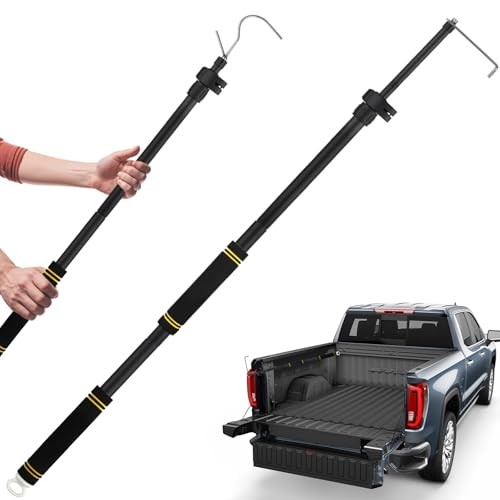 Truck Bed Grabber Tool Heavy Duty, Grabber Truck Cargo Retriever Long Handle