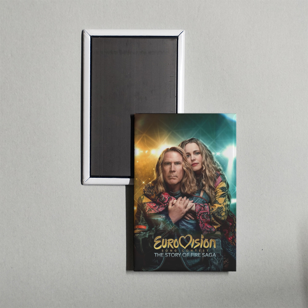 Eurovision Song Contest The Story of Fire Saga Mini Movie Poster Fridge Magnet