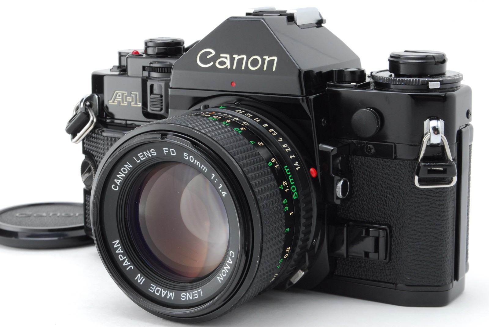 【N MINT+++ CLA'd】Canon A-1 A1 35mm SLR Film Camera New FD NFD 50mm f/1.4 Lens