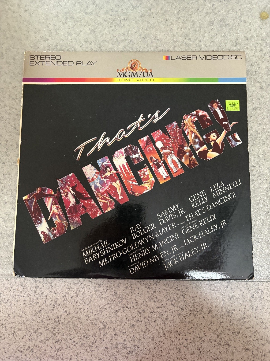 That's Dancing! LaserDisc 1985 Musical MGM/UA Home Video Stereo EP
