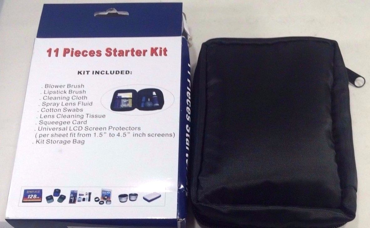 Universal Adorama Digital Camera 11 Piece Starter Kit with Storage Bag