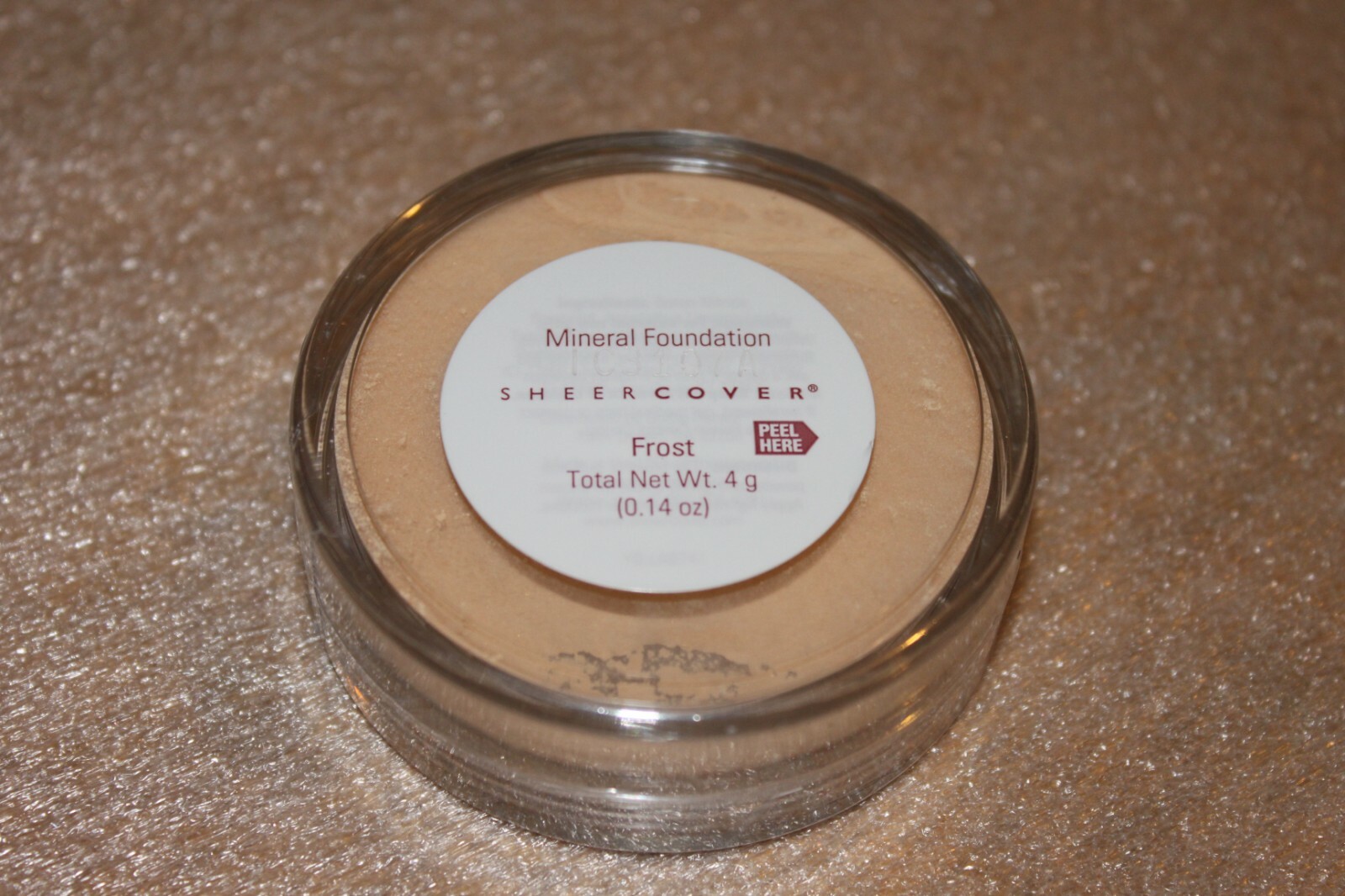 SHEER COVER MINERAL FOUNDATION FROST 4G NEW SEALED RARE