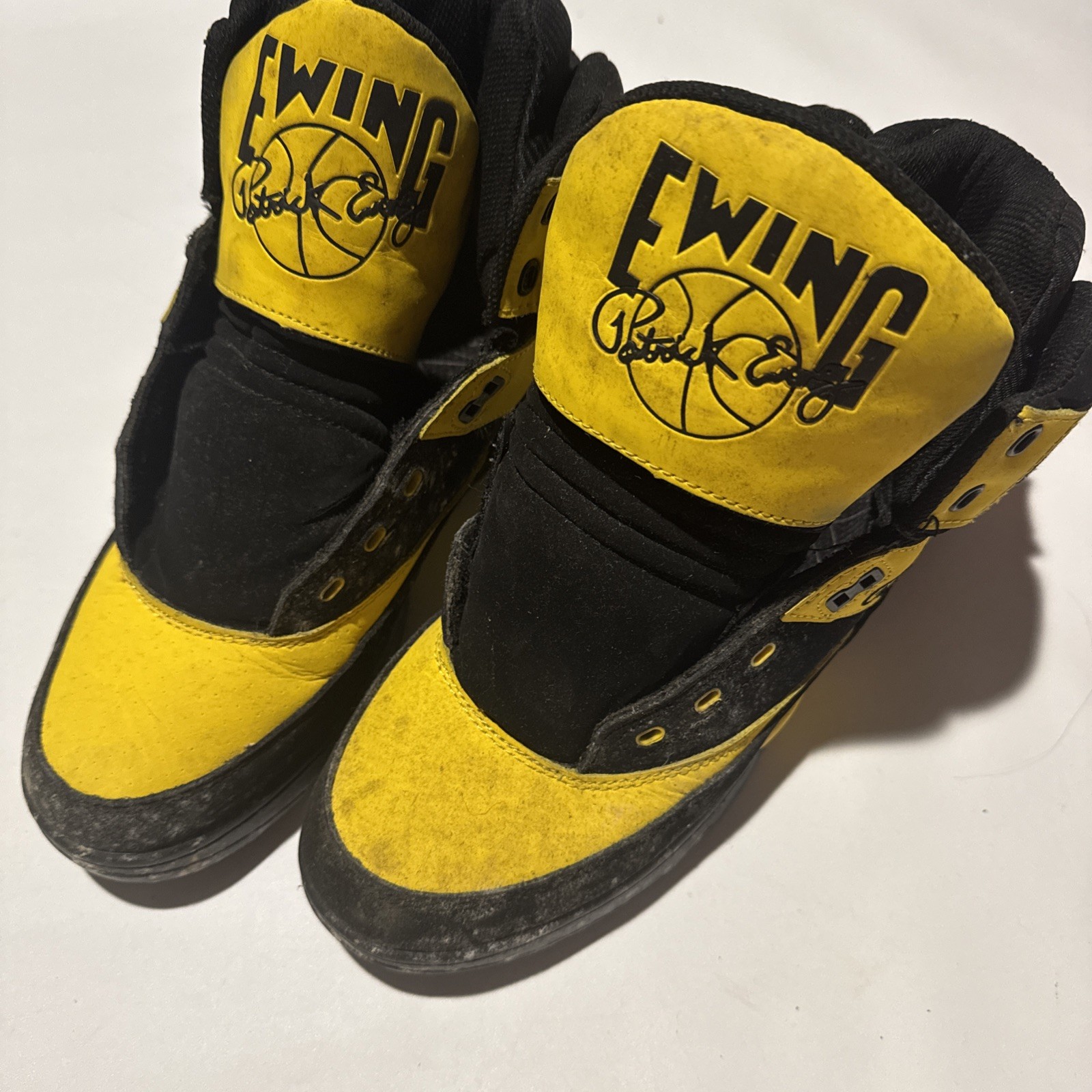 Patrick Ewing Yellow Athletic Sneakers - Size 9.5