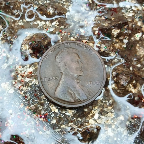 1918 P Lincoln Wheat Penny One Cent Circulated Copper 1c US USA No Mint Mark