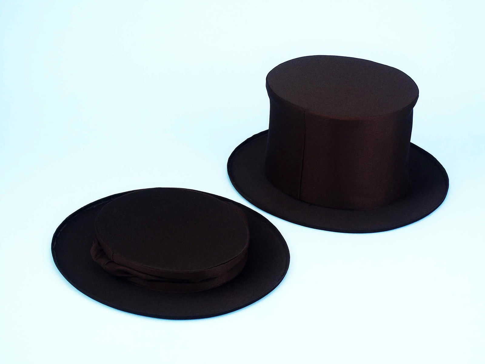 Costume Hats Black Collapasible Top Hats