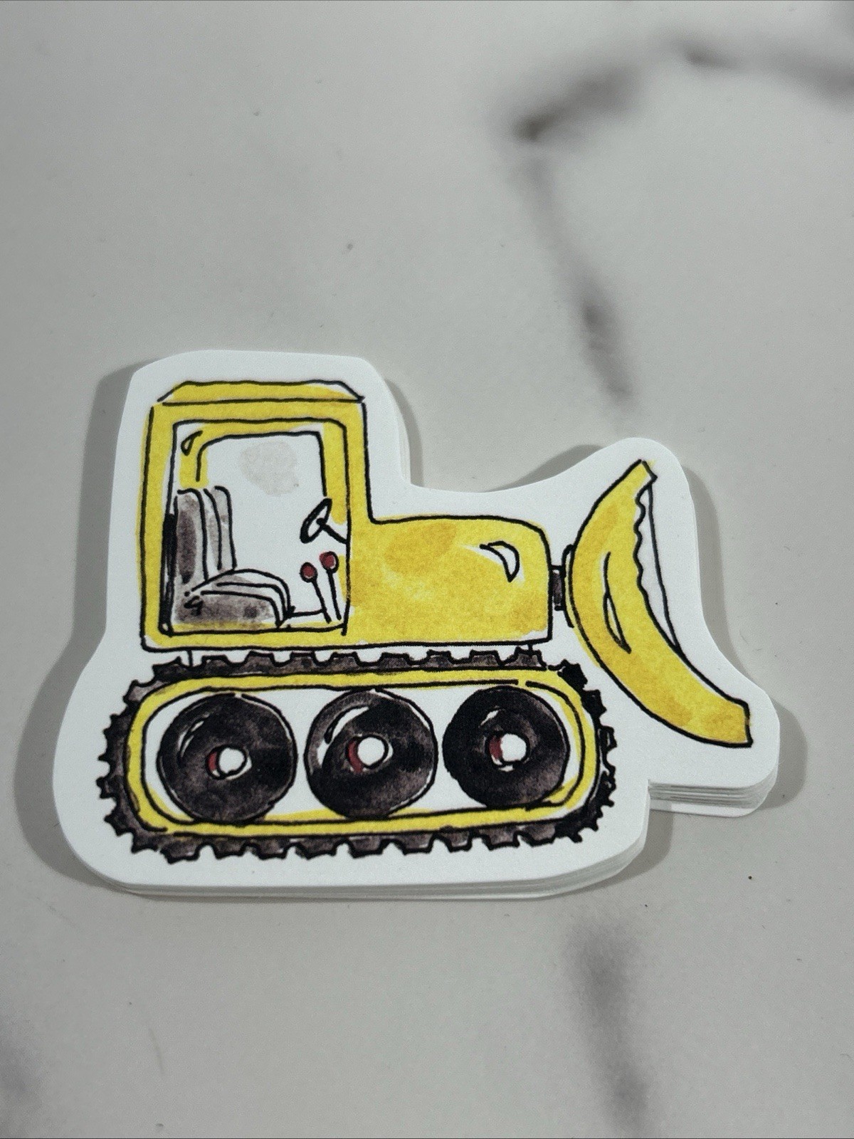Bulldozer Cardboard Cake Party Decorating Construction Party Lot of 9 Cut Outs