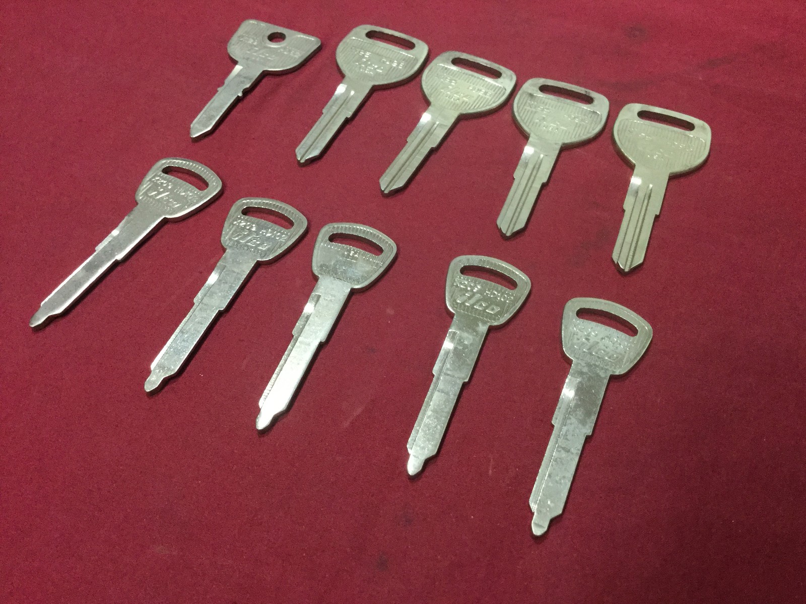 Honda/Acura by Ilco X129, X195, X209 Auto Key Blanks, Set of 10 - Locksmith