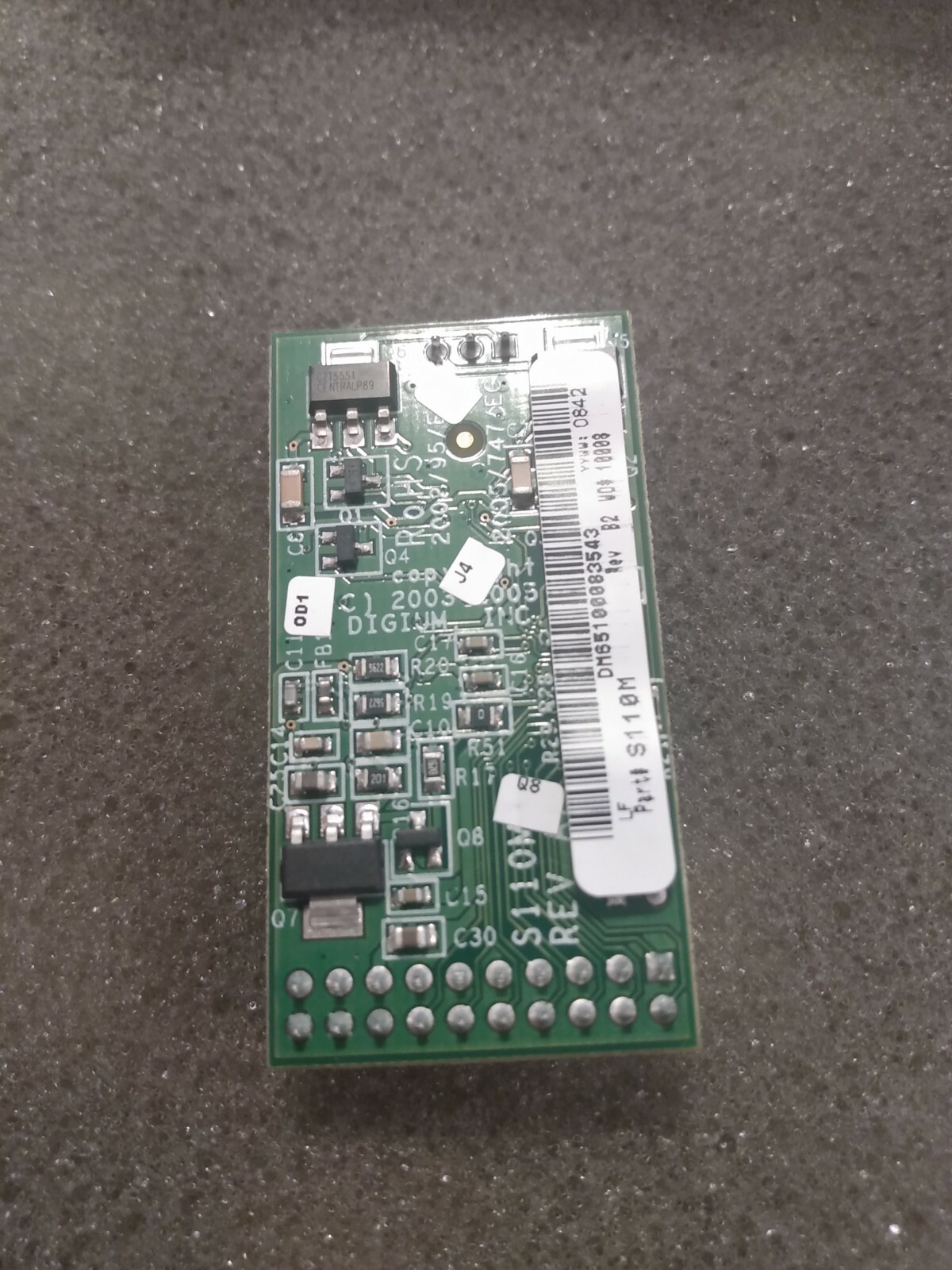 New Digium S110 Single Channel FXS Station Module