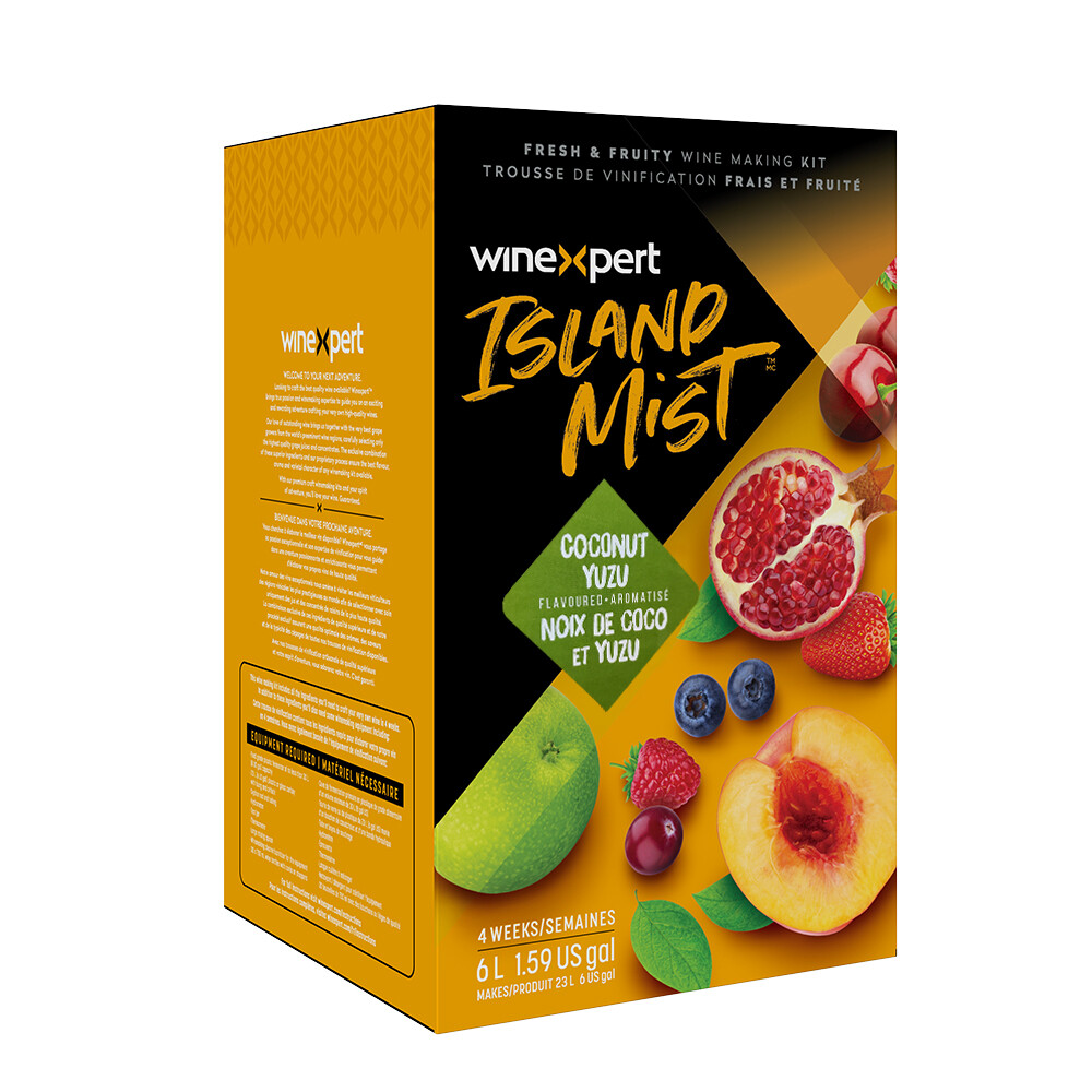 Island Mist Coconut Yuzu Wine Ingredient Kit