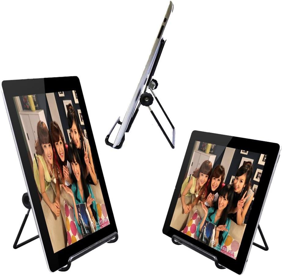 Tablet Holder Stand, Universal Multi-Angle Non-Slip Adjustable Holder Cradle for