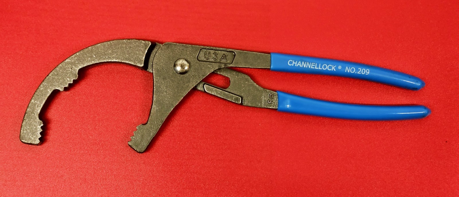 Channellock #209 Small 9" Adjustable Oil Filter / PVC Pliers, USA Made - NEW