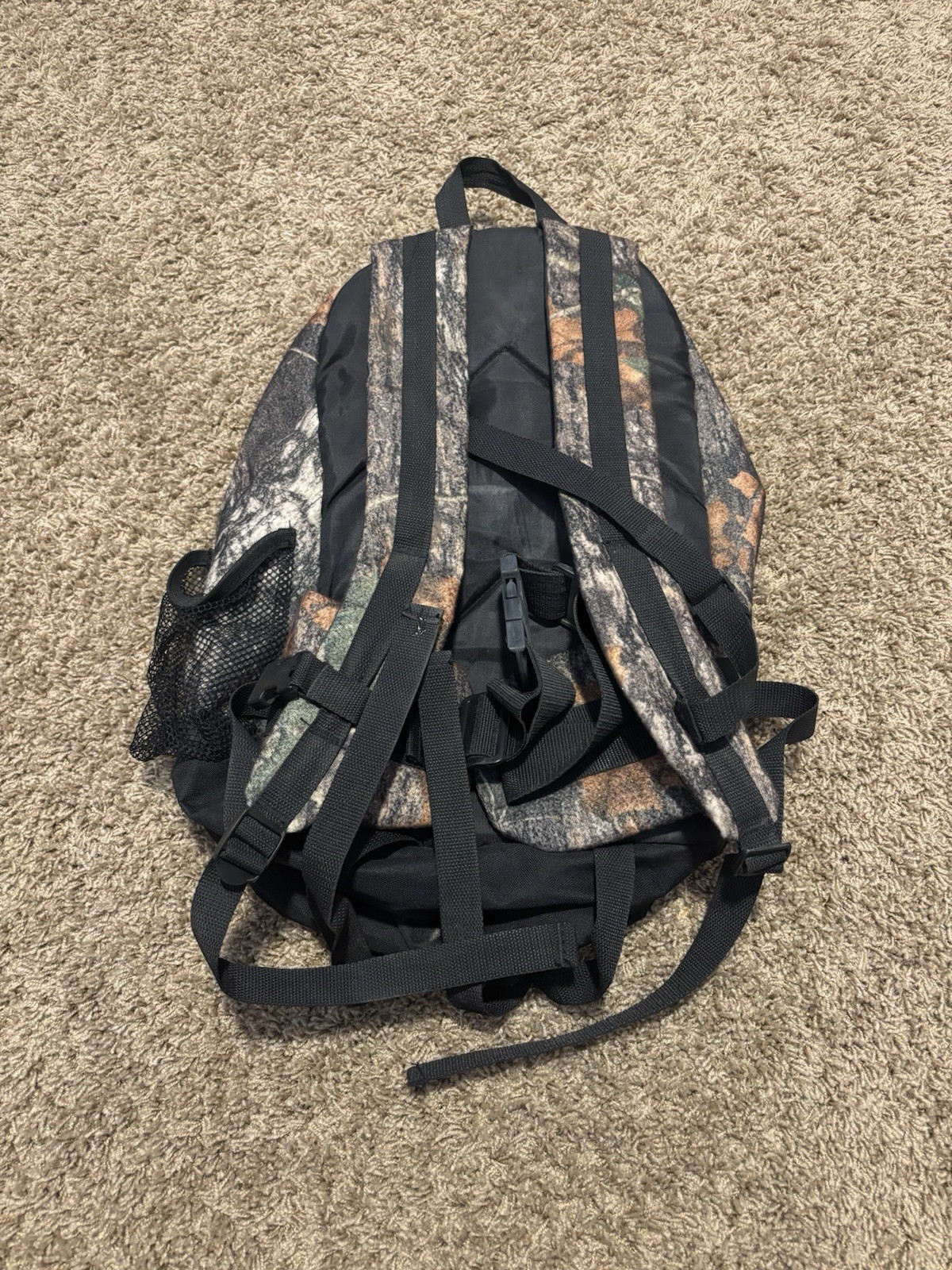 Bushmaster Camo Design Backpack Zippered Compartments