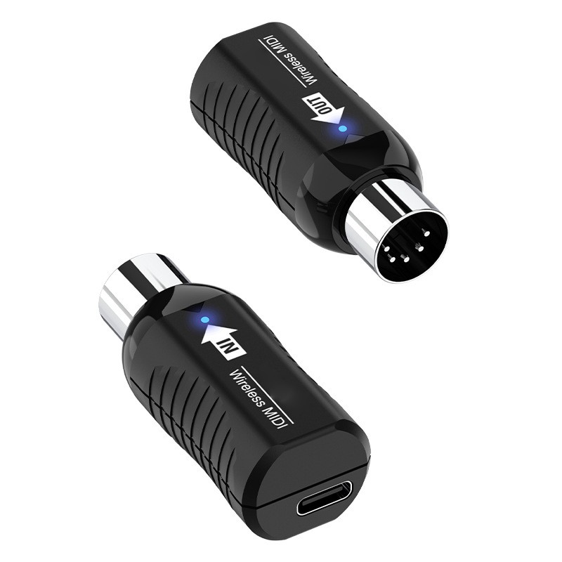 Rechargeable Wireless Midi Receiver Transmitter For Digital Piano Keyboard Part