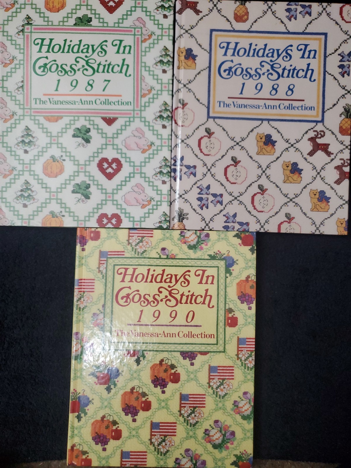 The Vanessa-Ann Collection Holidays In Cross Stitch 1987, 88 & 1990