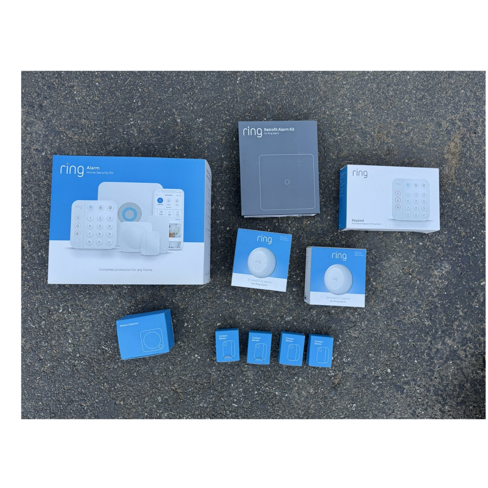 Ring Alarm Home Security Kit Keypad Control Motion Detection Wireless Alexa