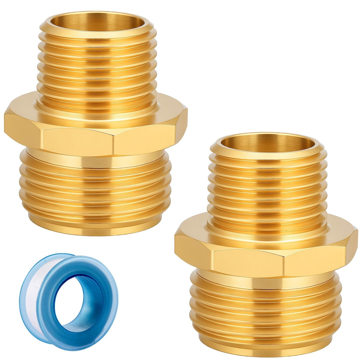 Garden Hose Adapter Fittings Solid brass Connectors Hose conversion pipe conn...