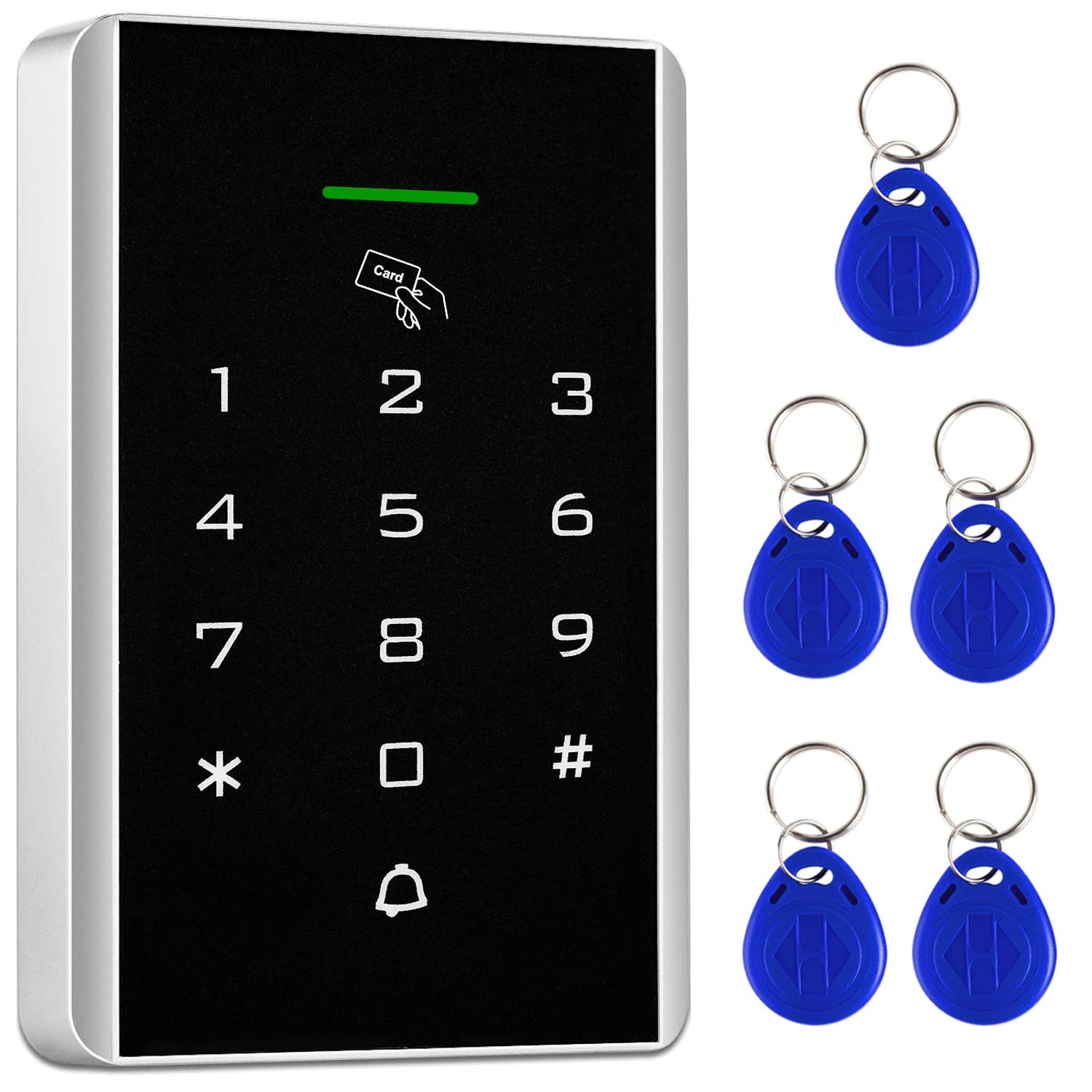 Door Access Control Keypad 125KHz Proximity ID Card Entry Assorted Colors NEW