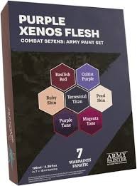 Combat Se7ens: Army Paint Set - Purple Xenos Flesh