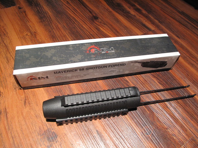 AIMSPORTS Fits Mossberg 500 Forend Shotgun Action bar TRI RAIL Picatinny