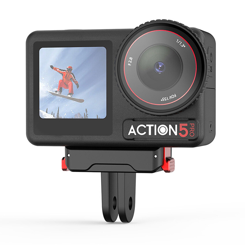 For DJI OSMO ACTION 4/3/5 PRO Magnetic Quick Release Base Quarter Adapter
