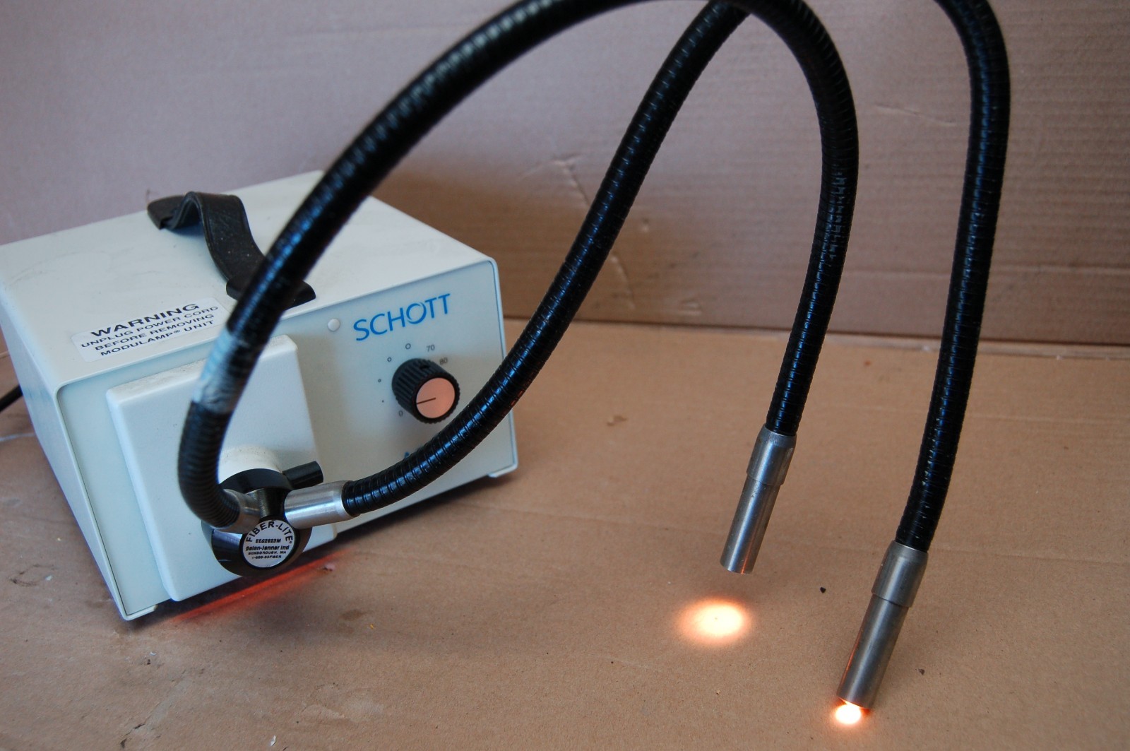 Schott Ace I  Fiber-Lite High Intensity Illuminator light microscope