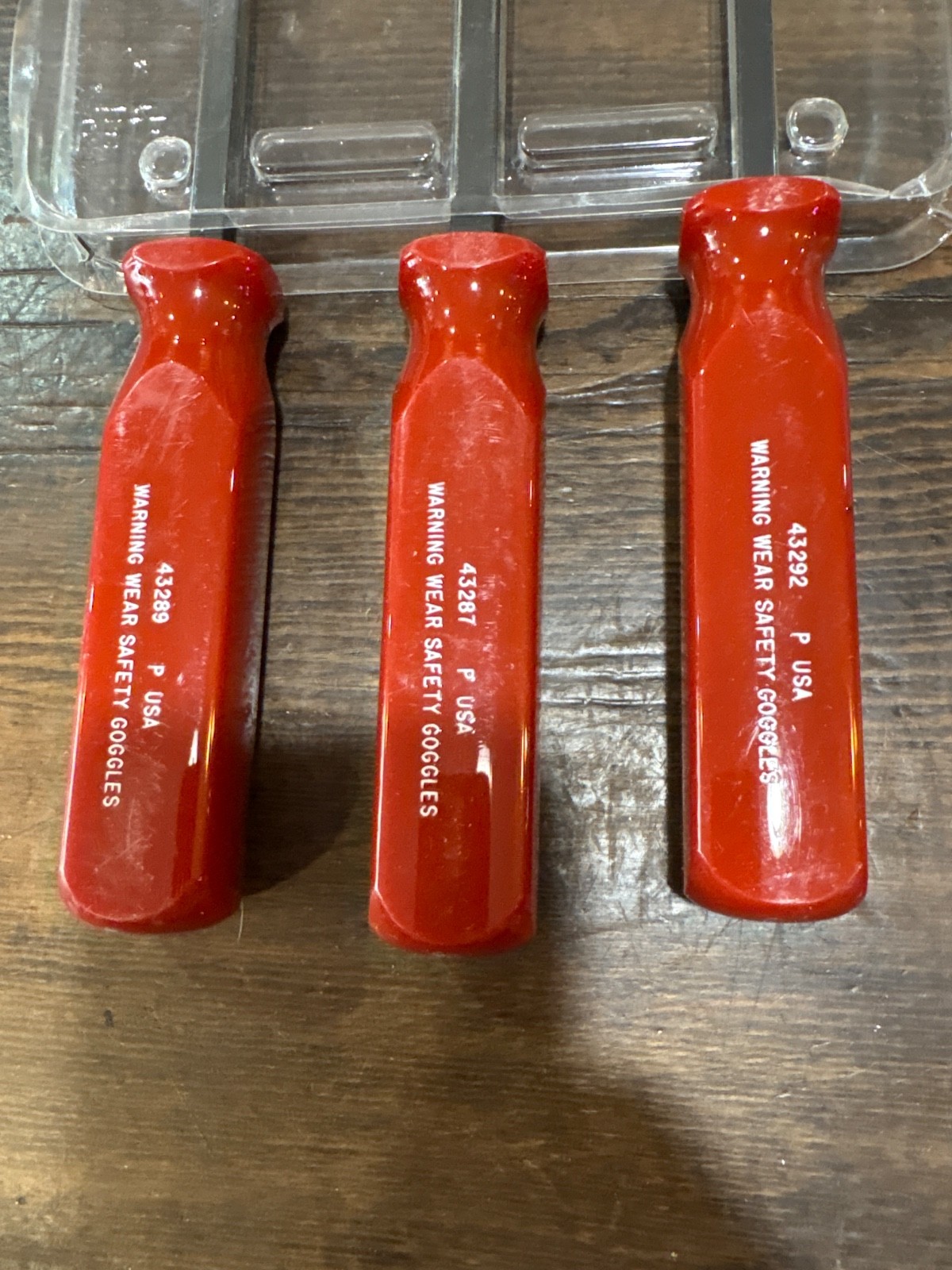 NOS CRAFTSMAN THREE-PIECE GASKET SCRAPER SET