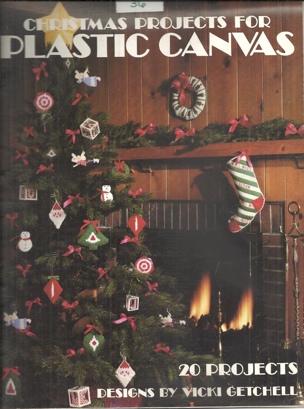 LEISURE ARTS CHRISTMAS PROJECTS FOR PLASTIC CANVAS PATTERN LEAFLET #153 ©1979