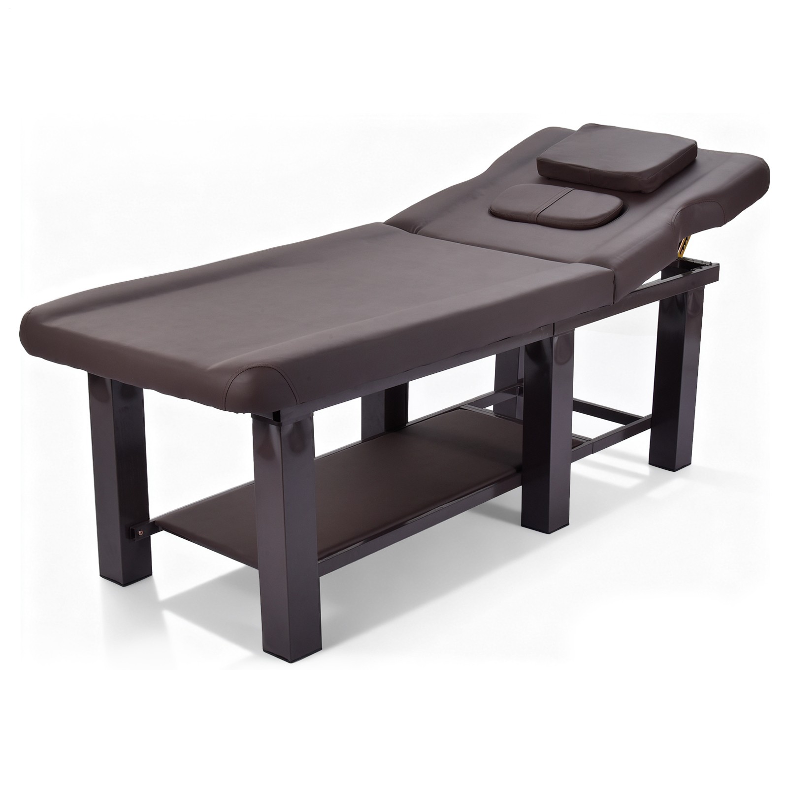 Stationary Massage Table PU Leather for Physical Therapy & Spa