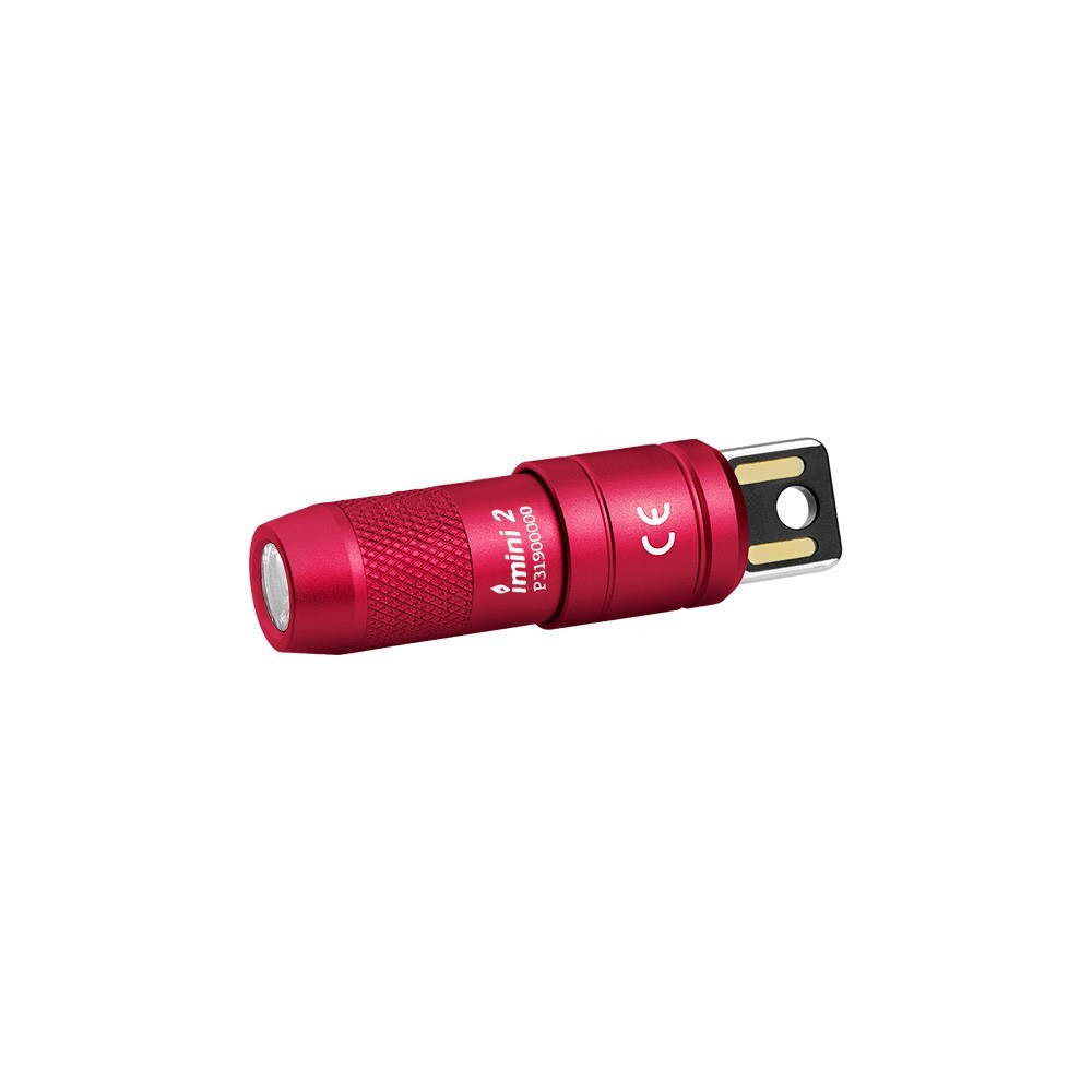 Olight imini 2 Rechargeable Mini Flashlight (Passionate Red, New/Sealed)