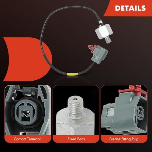 Ignition Knock Detonation Sensor, Compatible with Mazda | for Mazda 626 1998