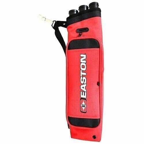 Easton Flipside 3-Tube Hip Quiver Red Right/Left Hand Steel Belt Clip
