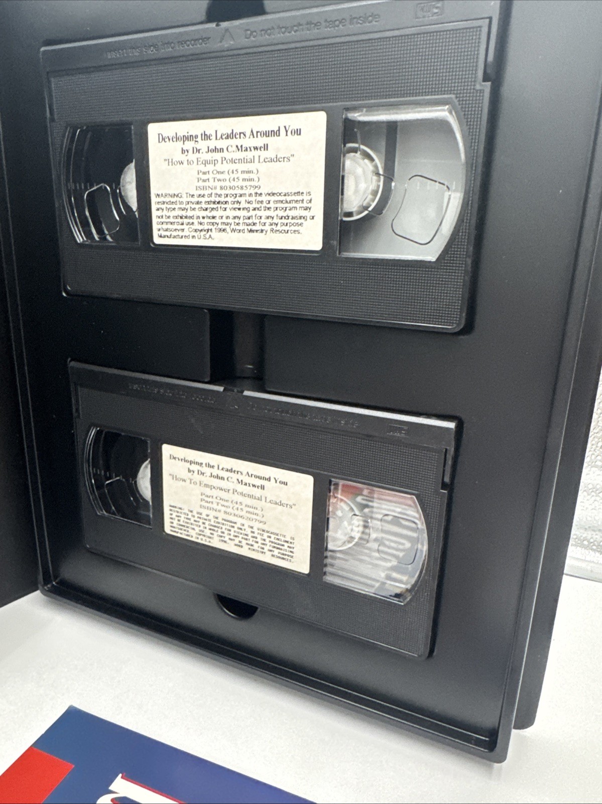 John Maxwell Leadership Training VHS & Audio Cassette Kit Complete Set