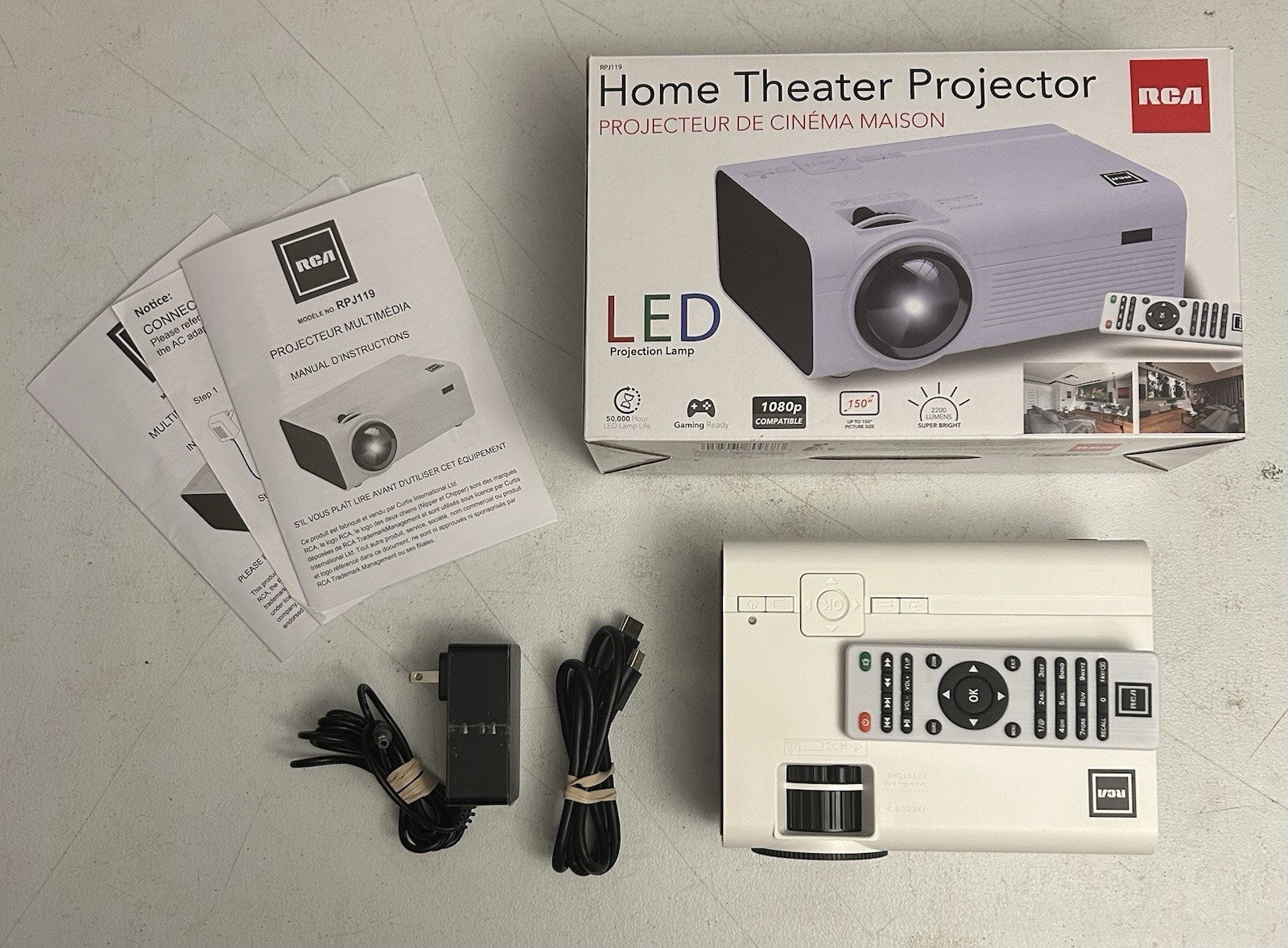 RCA LED Home Theater Projector