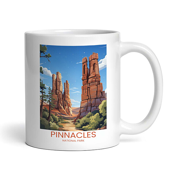Pinnacles National Park - Travel Poster Mug