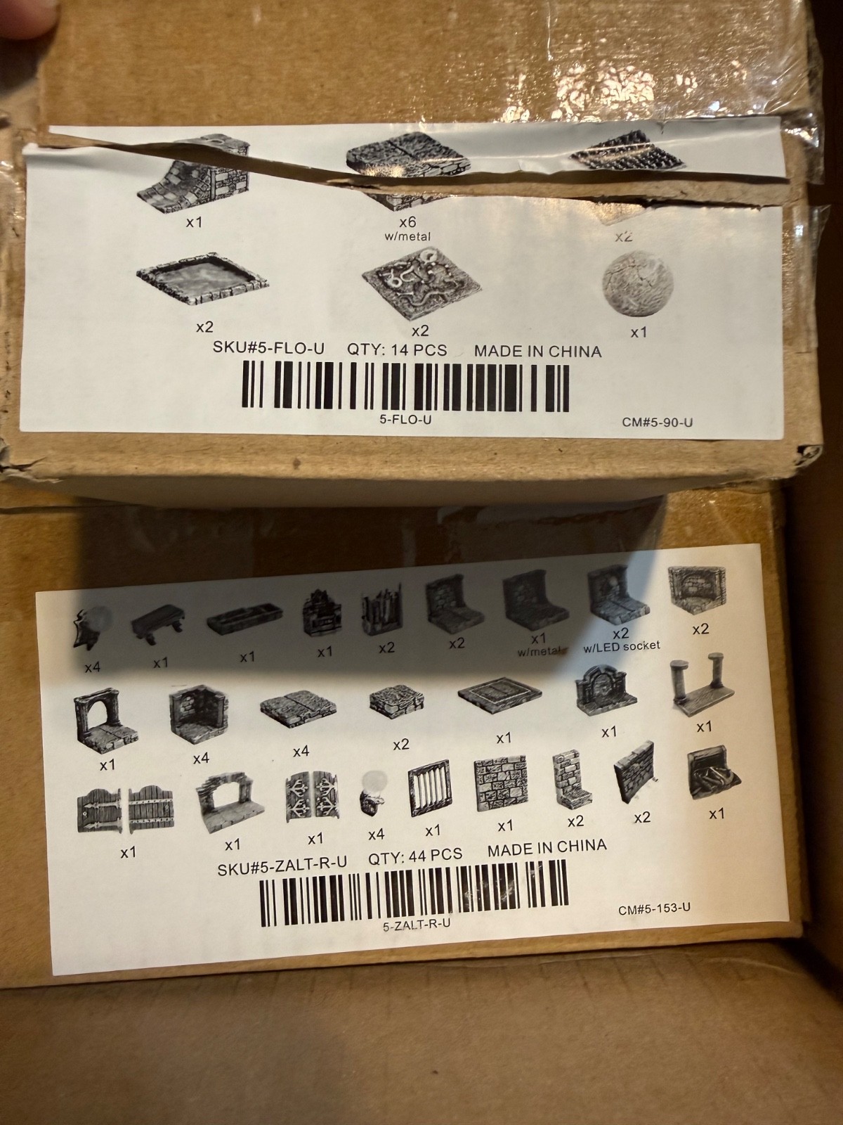 dwarven forge unpainted lot zaltars game room and floor traps