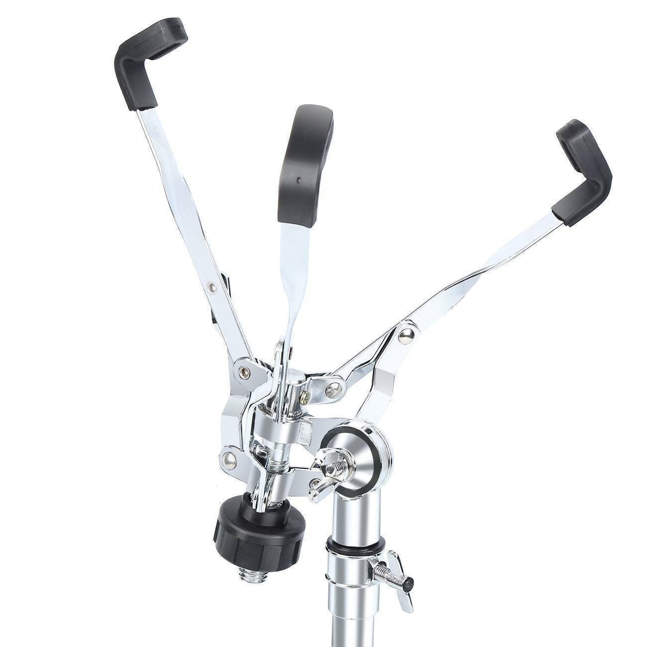 2Pack Snare Drum Stand w Sticks Holder Double Braced Tripod Stand Adjustable