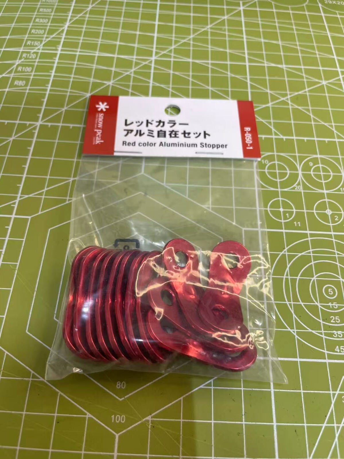 Snow Peak R-050-1 Tent Red Color Aluminum Freely 12 Set From Japan