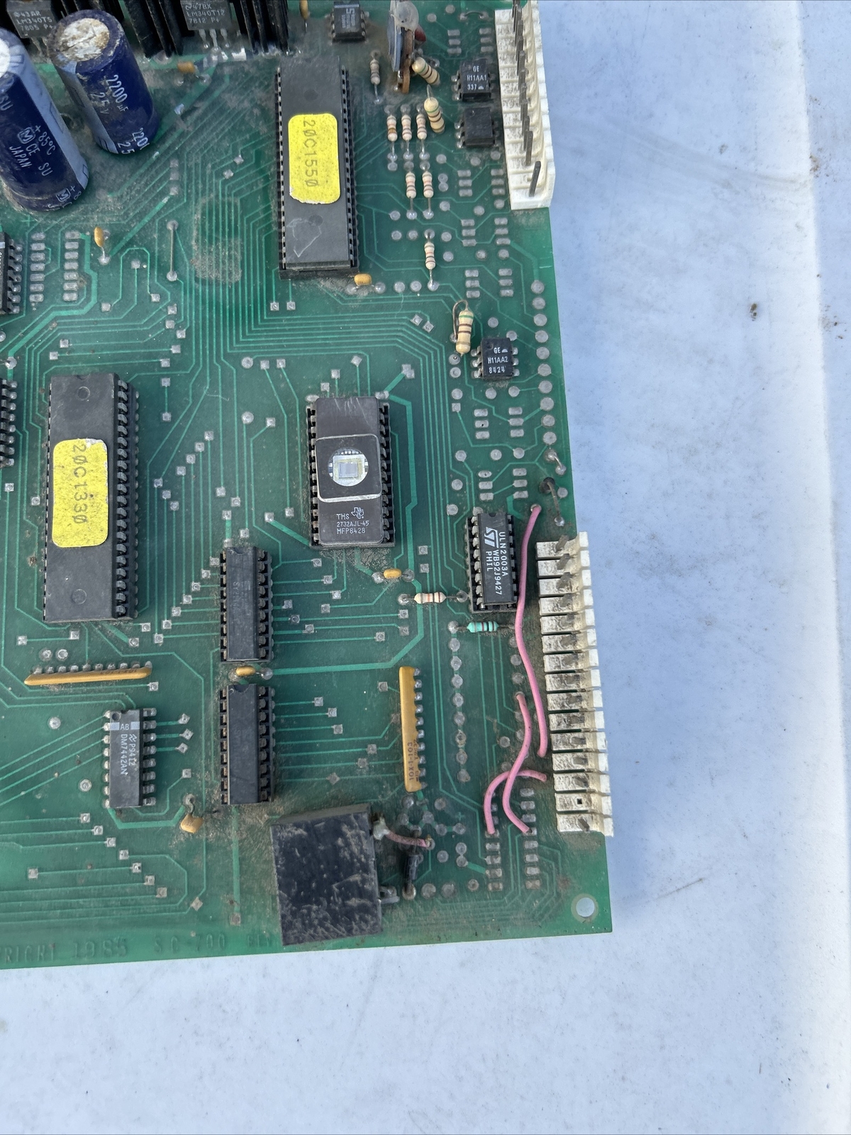 Untested Deltronics Ticket Pcb Board arcade VIDEO GAMe If42