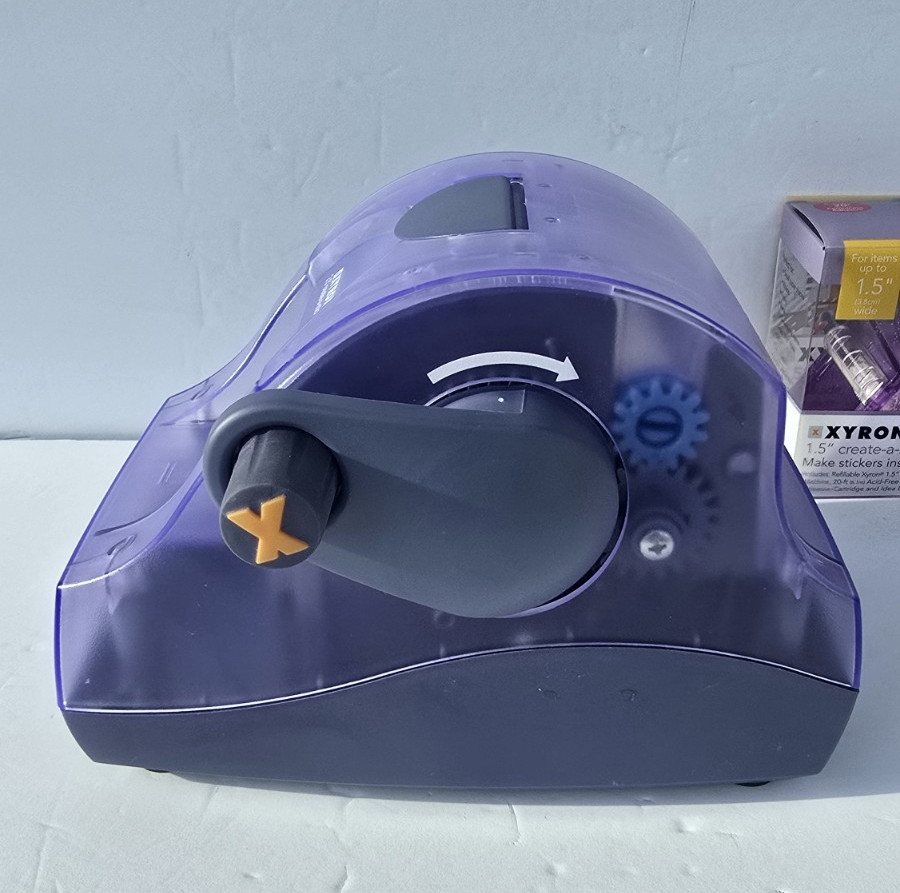 Xyron 2.5" & 1.5" Create-A-Sticker Machine Pre-Owned Purple
