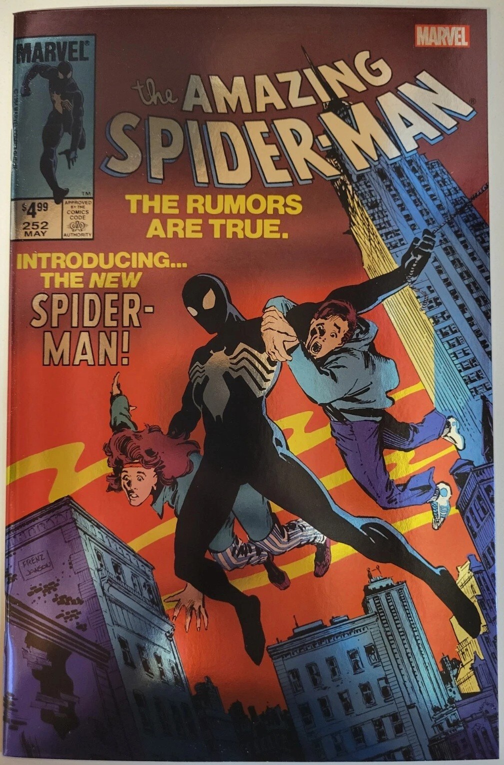 AMAZING SPIDERMAN 252 FOIL FACSIMILE VARIANT NM FAX NEW PRINT 2024