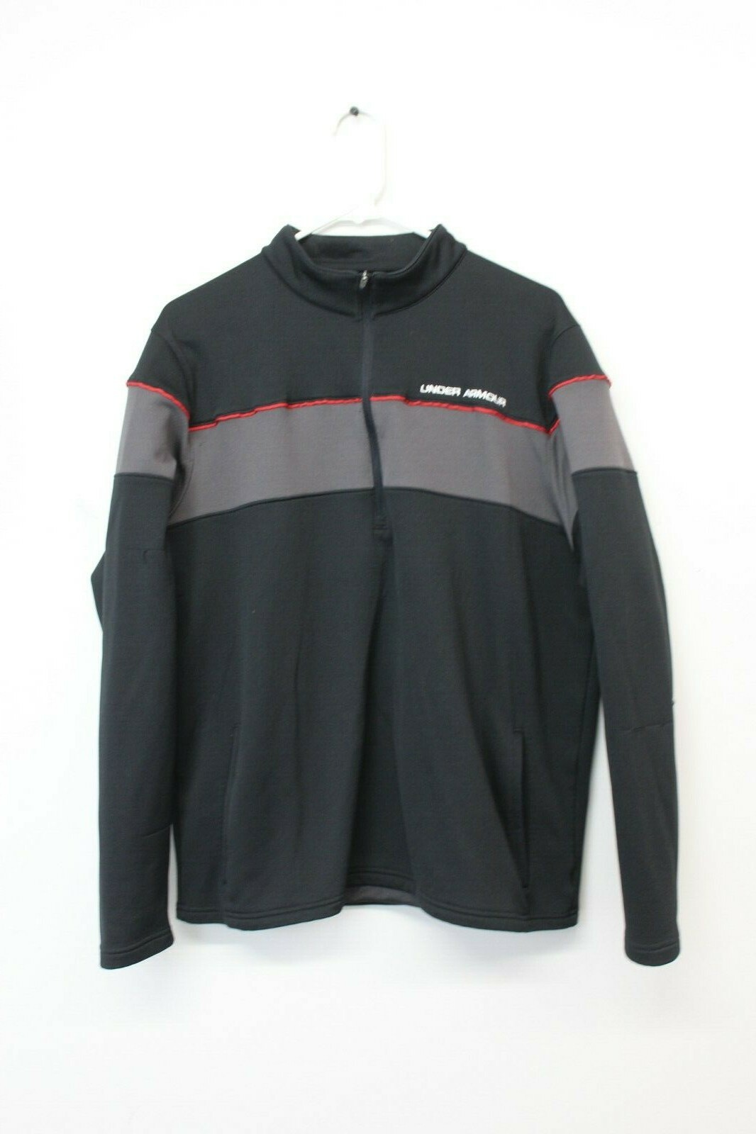 Under Armour Loose AllseasonGear Track Zip Up Jacket Men's Size XL Black