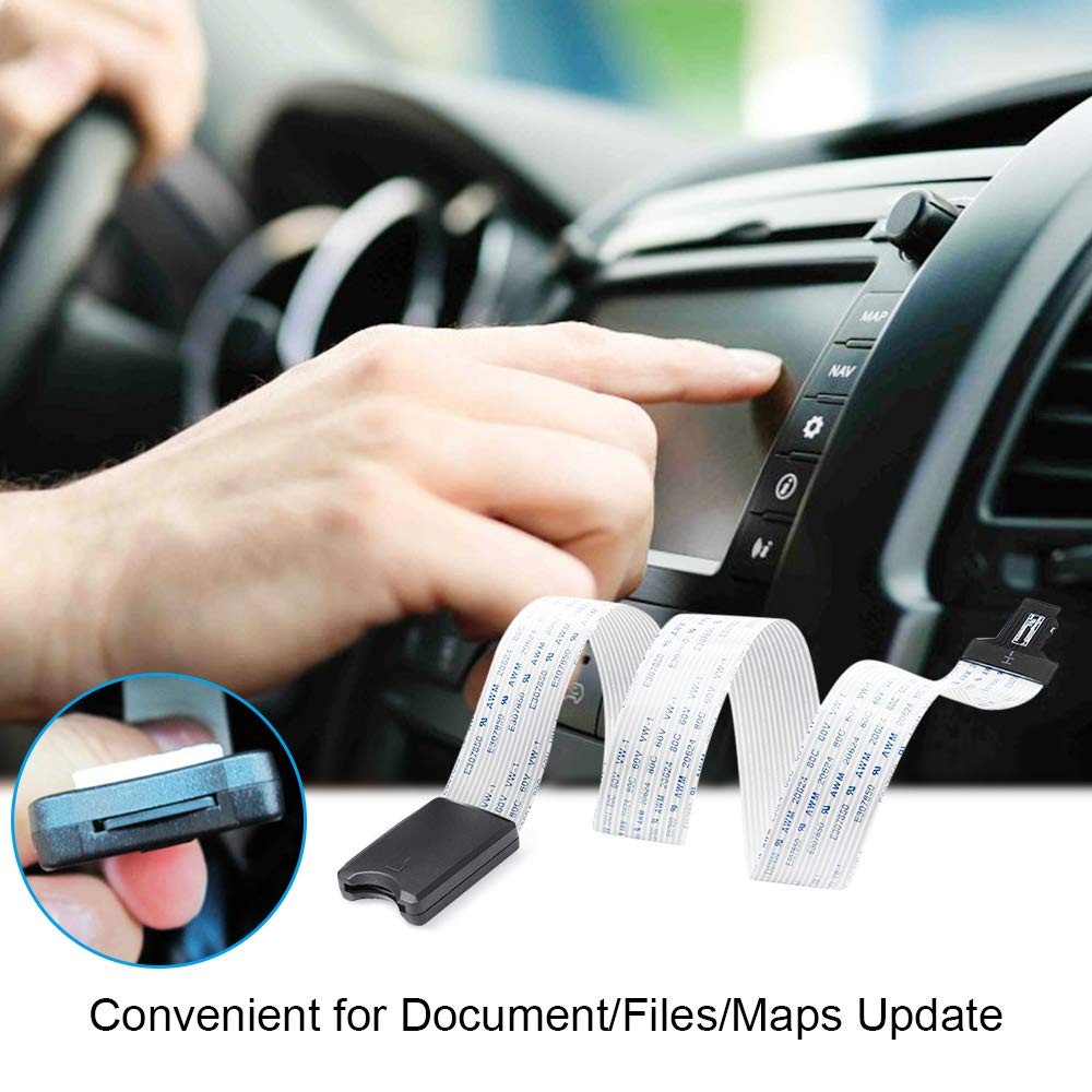 ELECTOP Micro SD to Card Extension Cable - TF 48cm, black