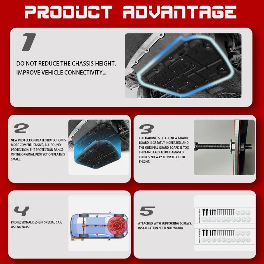 For KIA K5 2021-2023 2024 Under Engine Shield Cover Board Engine Splash Guard