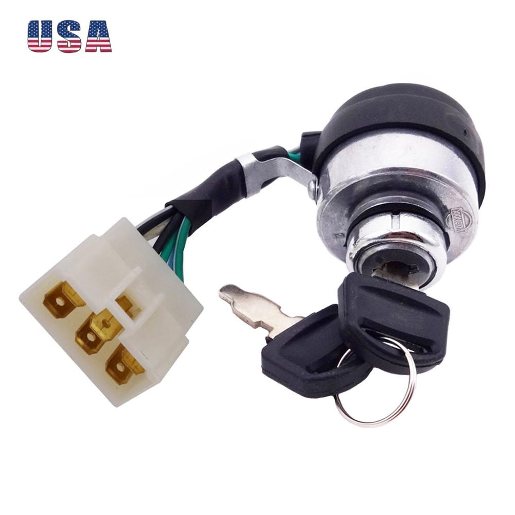 6-Wire Generator Ignition Key Switch For 5KW 6KW 7KW Chinese Generator 188F 190F