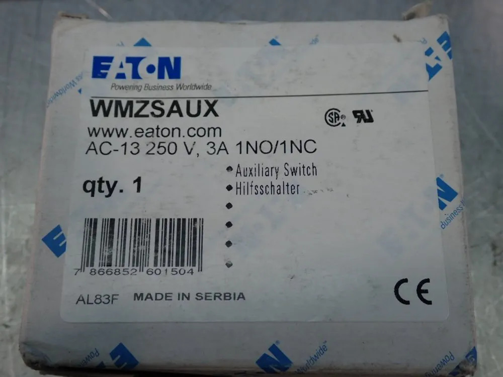EATON WMZSAUX AUXILIARY SWITCH 10210123224