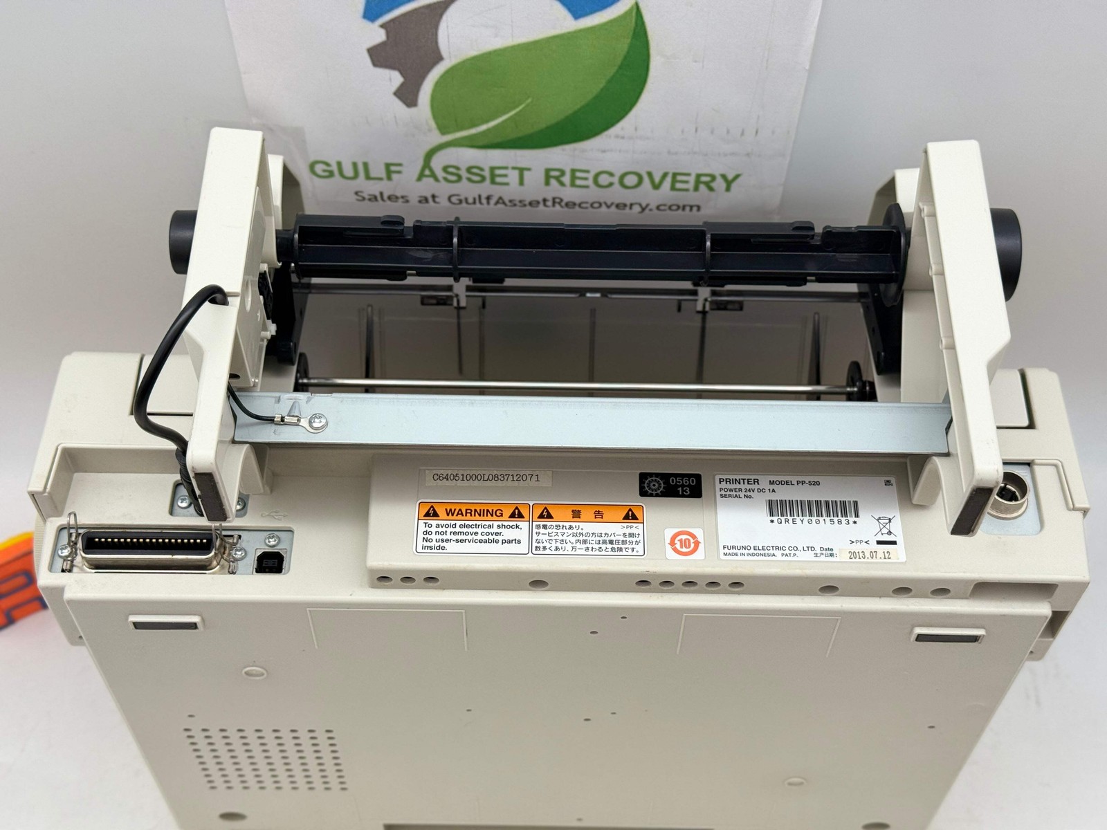 Furuno PP-520 GMDSS Printer Unit w/ Power Cable (Used)